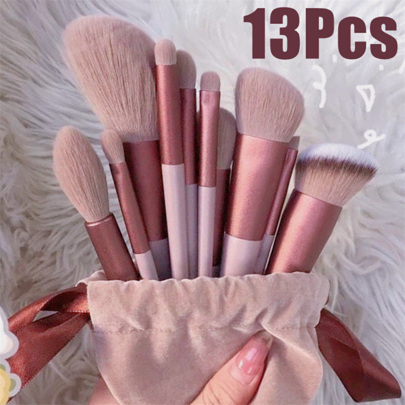 13Pcs Makeup Brush Set Make Up Cosmetic Beauty Tools