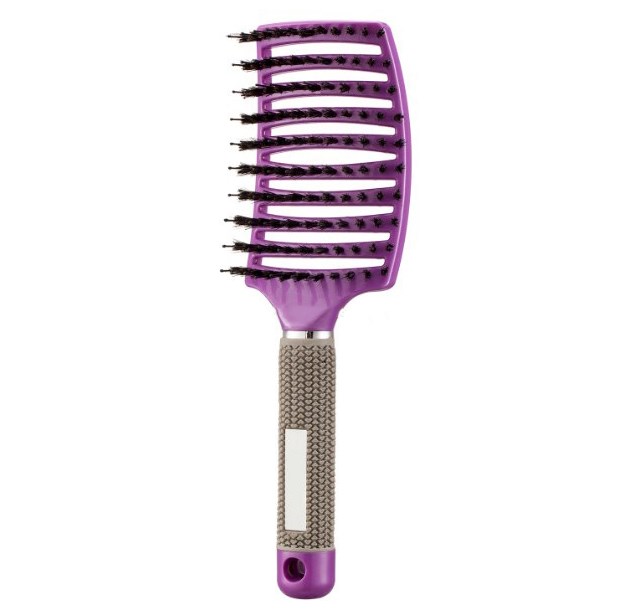 Women’s Detangling Hair Brush with Nylon Bristles & Scalp Massage