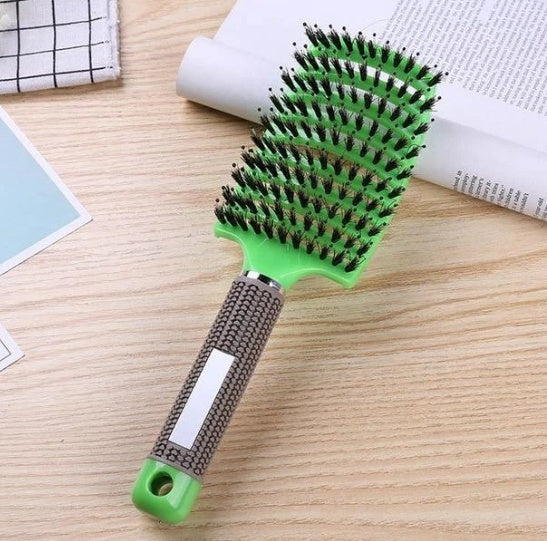 Women’s Detangling Hair Brush with Nylon Bristles & Scalp Massage