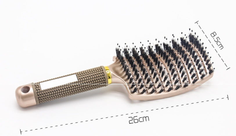 Women’s Detangling Hair Brush with Nylon Bristles & Scalp Massage