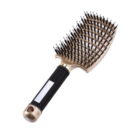 Women’s Detangling Hair Brush with Nylon Bristles & Scalp Massage