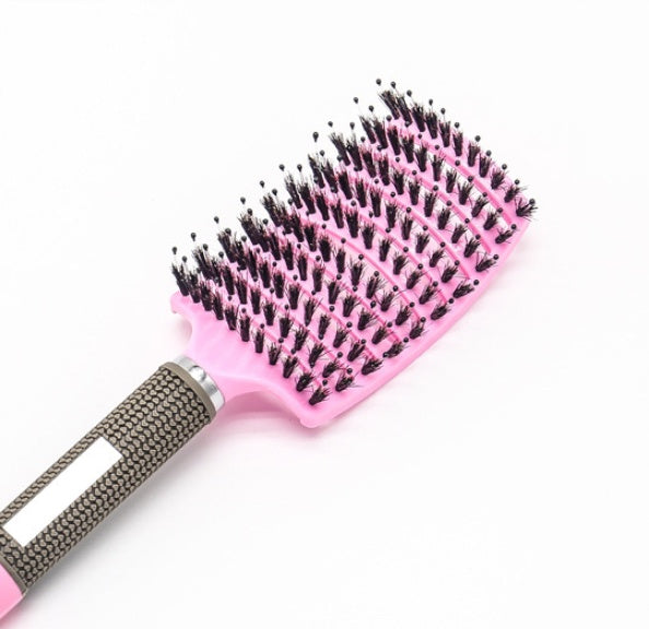 Women’s Detangling Hair Brush with Nylon Bristles & Scalp Massage