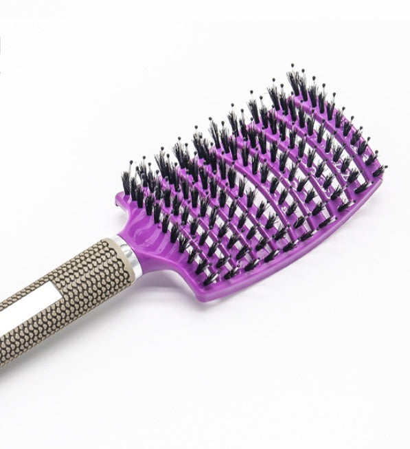 Women’s Detangling Hair Brush with Nylon Bristles & Scalp Massage