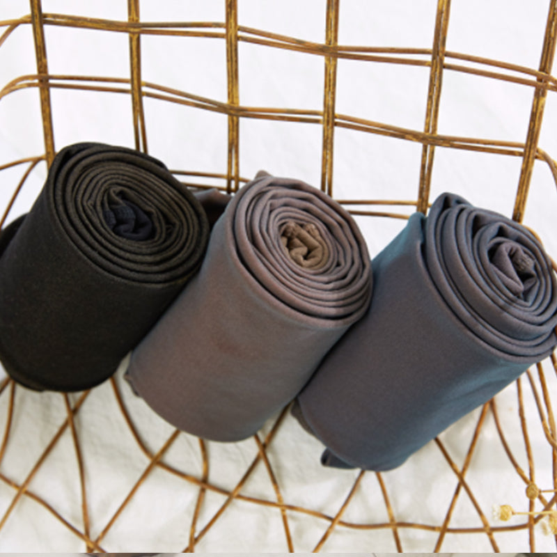 Fake translucent thermal leggings with fleece lining